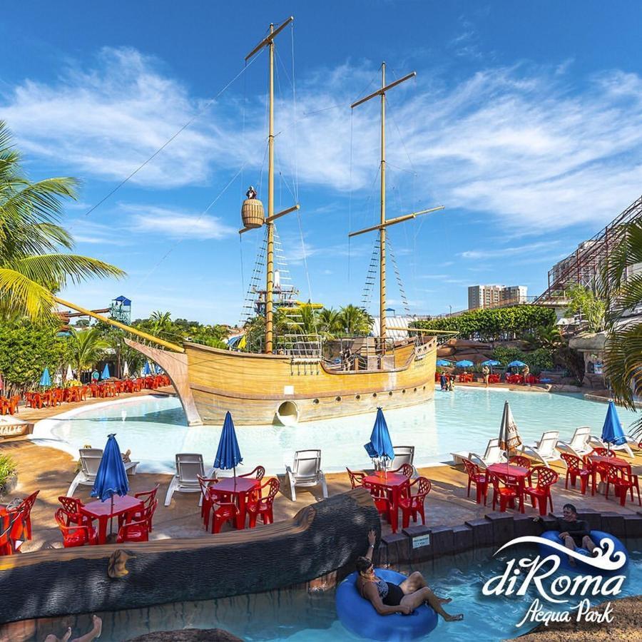 Diroma Resort Internacional Incluso 1 Acesso Ao Acqua Park Vulcao Caldas Novas Extérieur photo
